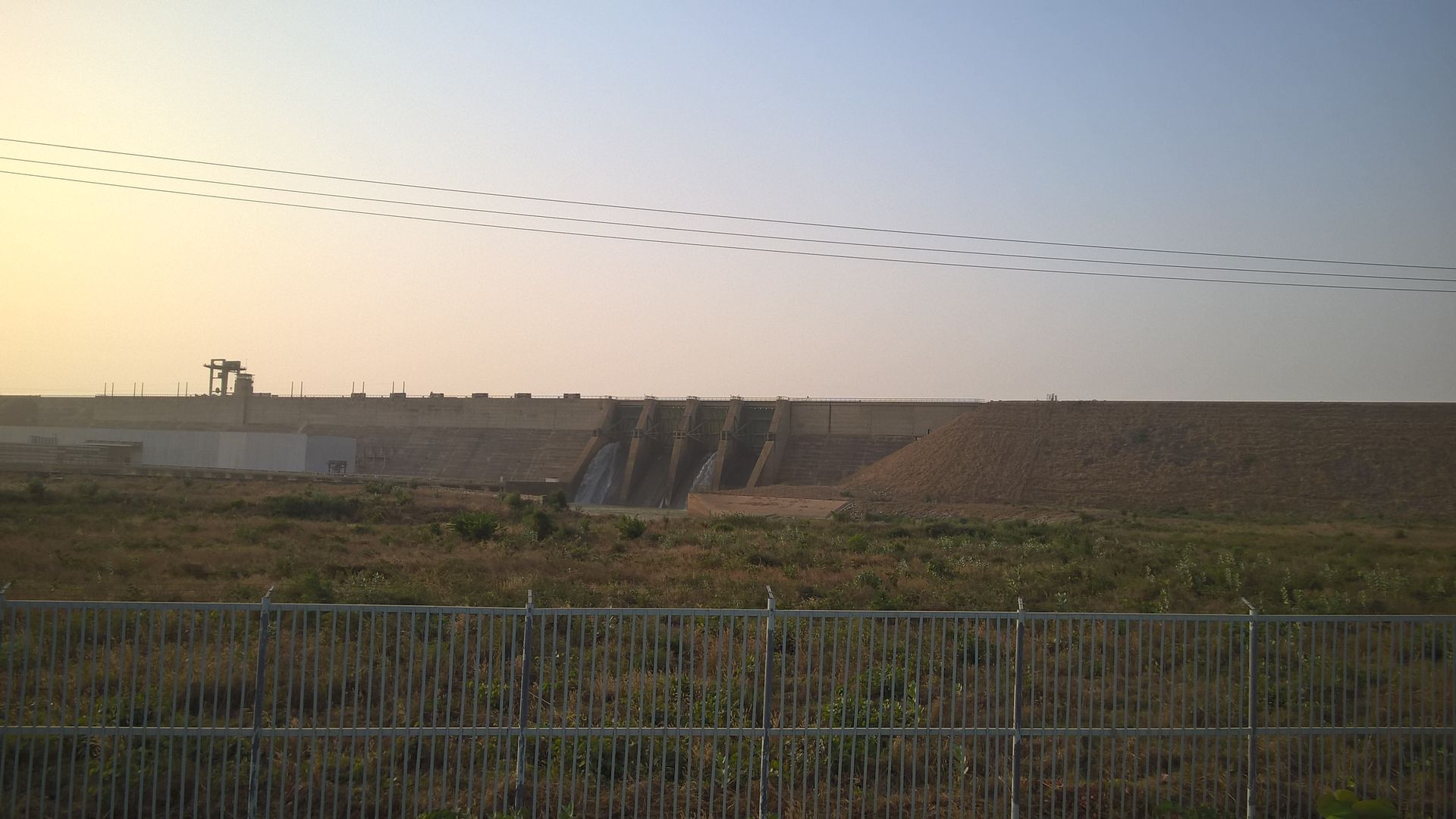 Kainji Dam and the Niger River